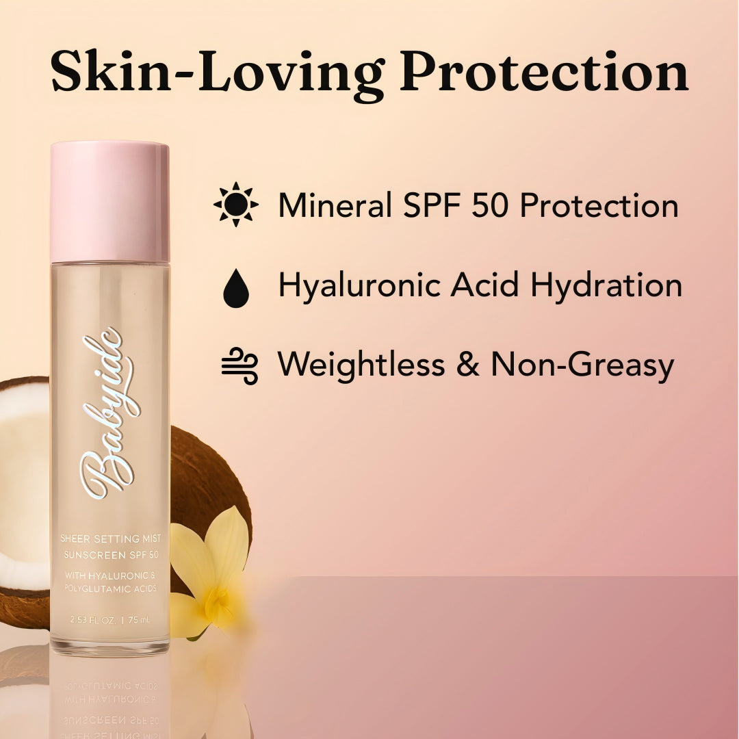 SPF 50 SheerSetting Mist