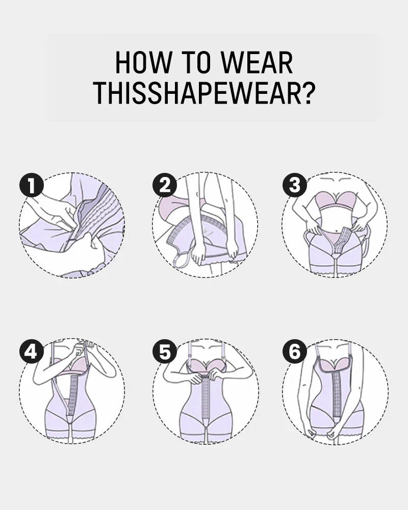 Extra Plus Size Shaper Bodysuit Tummy Control Shapewear