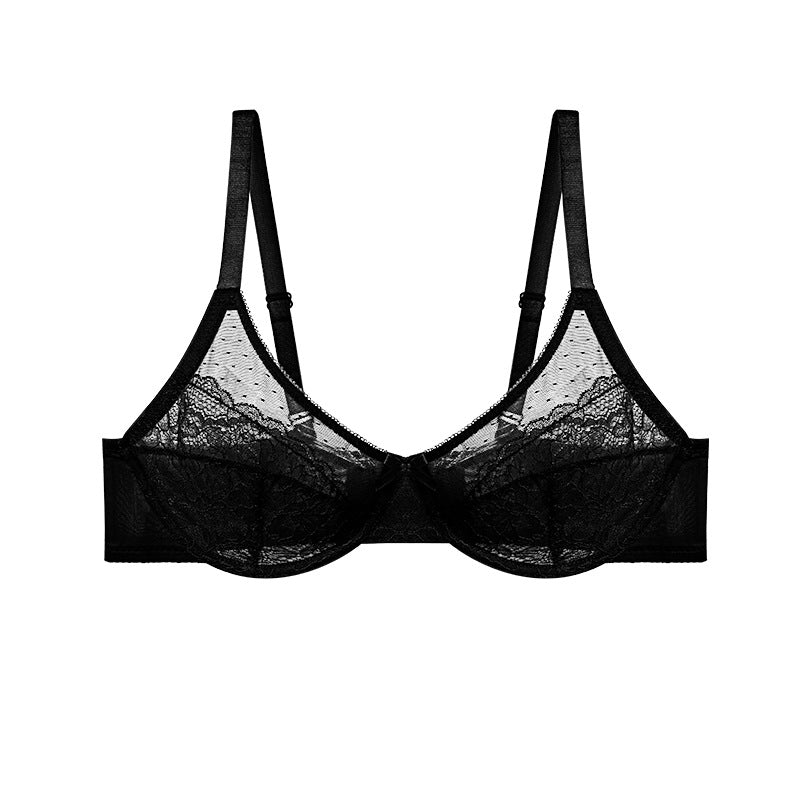 Full Coverage Lace Minimizer Bra - Petal