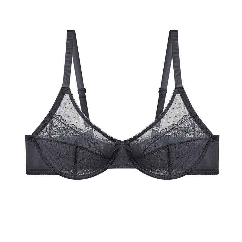 Full Coverage Lace Minimizer Bra - Petal