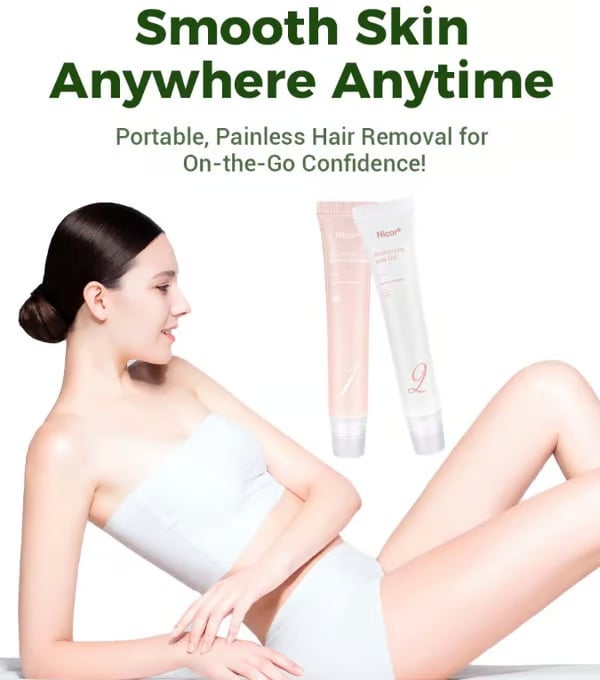 🔥Hair Removal Cream Kit for Women - 1 Set (Hair Remover + Repair)