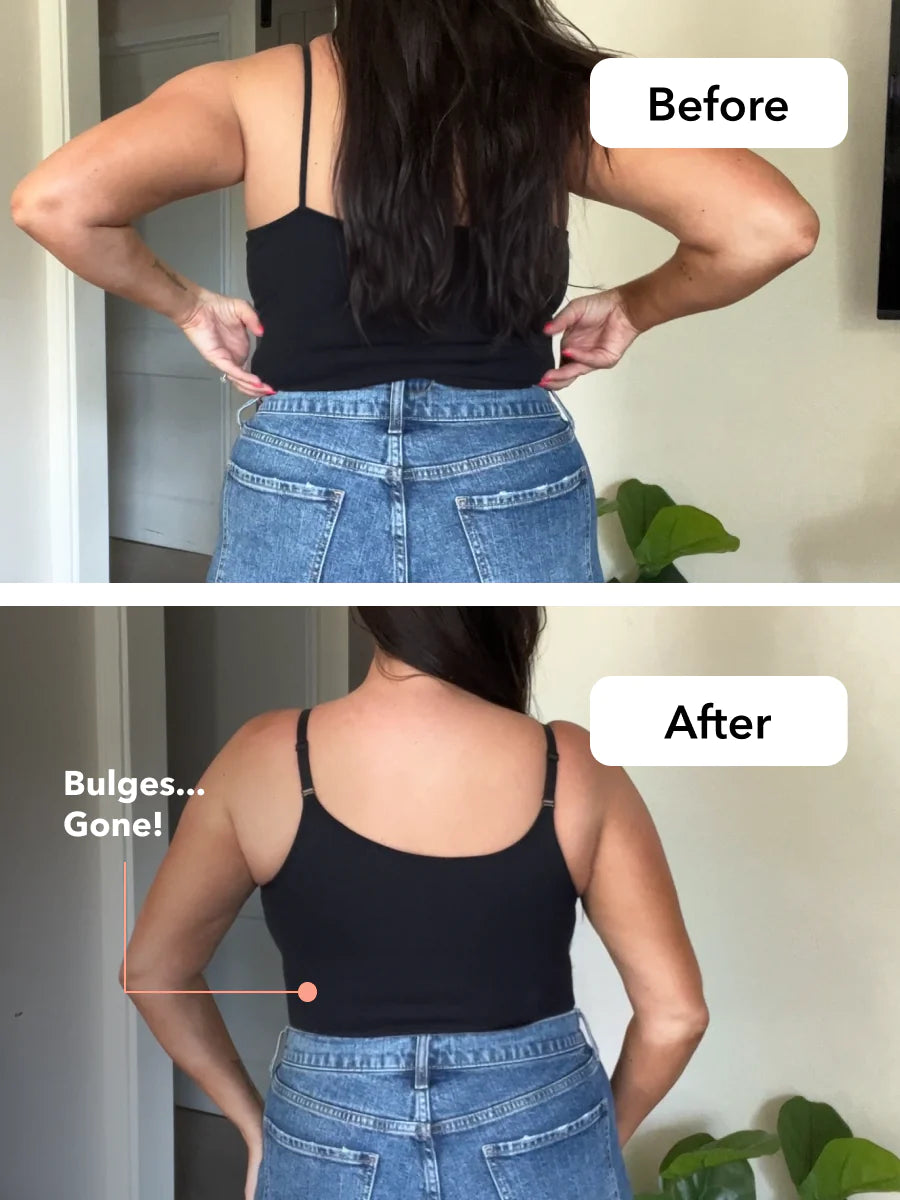 Scoop neck shapewear vest