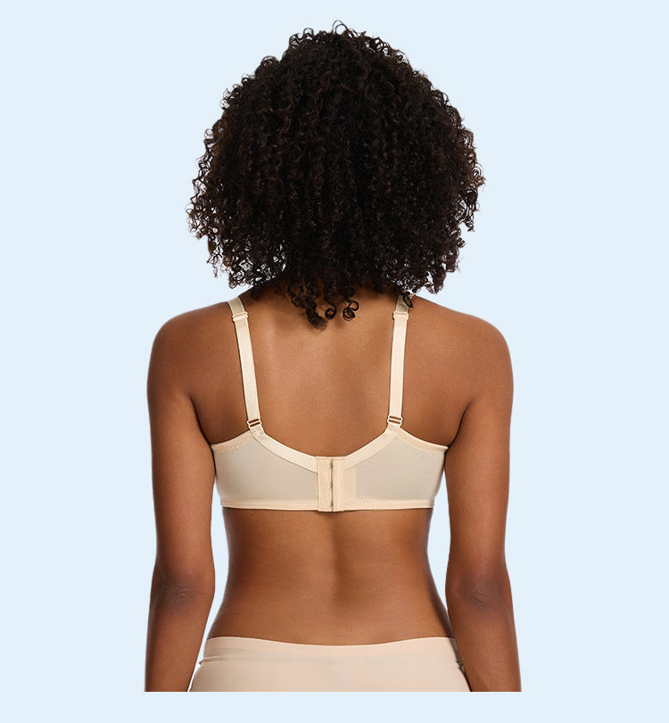 Full Coverage Lace Minimizer Bra - Petal