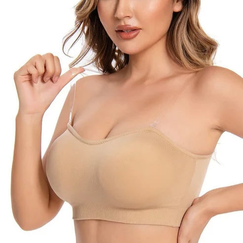 🌸 Final 3 Hours: 60%OFF💥Non-Slip Seamless Wireless Strapless Bra