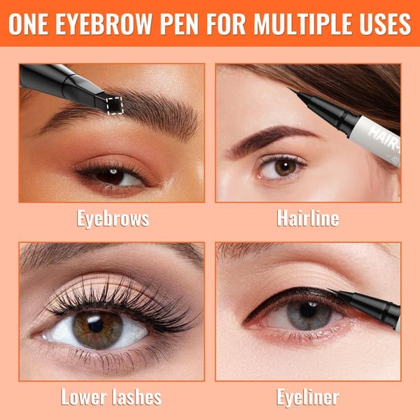 🌟 Achieve Perfect Brows✨ 4D Brow Pen – For Natural, All-Day Eyebrow & Eyeliner Perfection! 💁♀