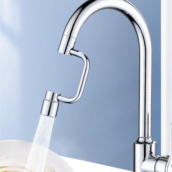 Universal Sink Faucet - 1080° Rotatable Faucet Aerator Extension