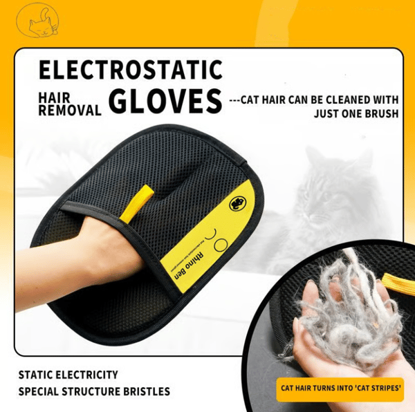 Pet Hair Remover Electrostatic Gloves
