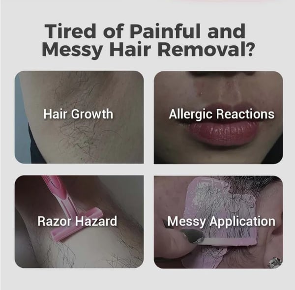 🔥Hair Removal Cream Kit for Women - 1 Set (Hair Remover + Repair)
