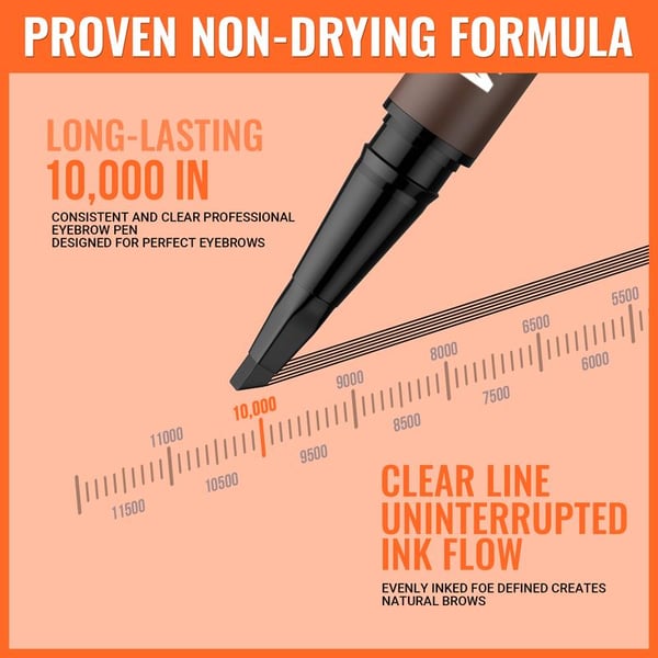 🌟 Achieve Perfect Brows✨ 4D Brow Pen – For Natural, All-Day Eyebrow & Eyeliner Perfection! 💁♀