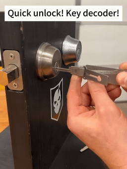 Stainless Steel Master Key Decoder