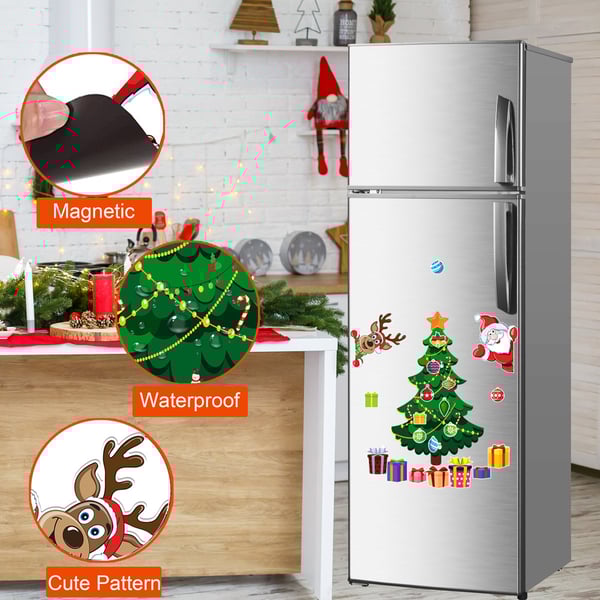 Christmas Themed Magnetic Sticker