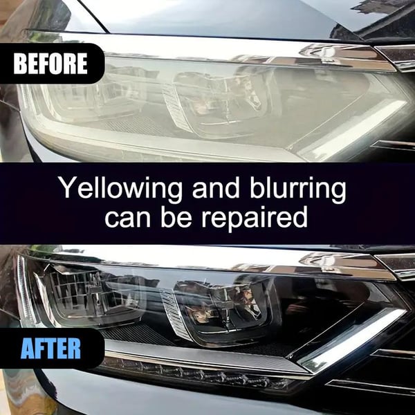 Automotive Headlamp Restoration Fluid Kit