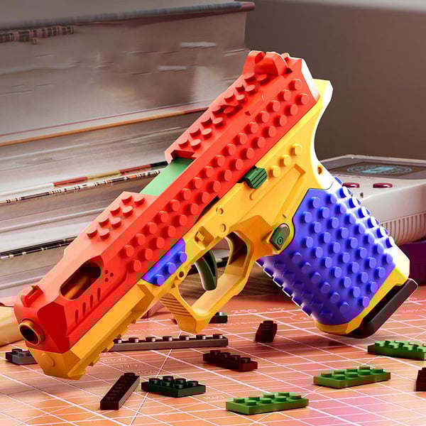 🔥Tactical DIY Building Block Handle Set,6 Running Fire Series Cool Toys