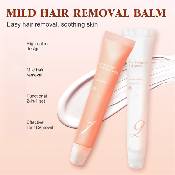 🔥Hair Removal Cream Kit for Women - 1 Set (Hair Remover + Repair)
