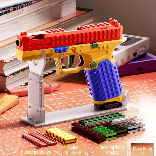 🔥Tactical DIY Building Block Handle Set,6 Running Fire Series Cool Toys