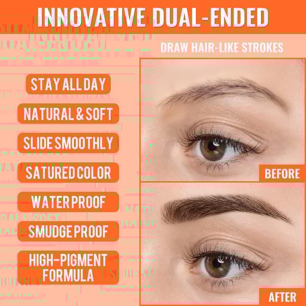 🌟 Achieve Perfect Brows✨ 4D Brow Pen – For Natural, All-Day Eyebrow & Eyeliner Perfection! 💁♀