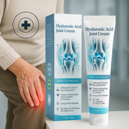 Hyaluronic Acid Joint Cream | Relieve osteoarthritis pain in just 2 minutes!