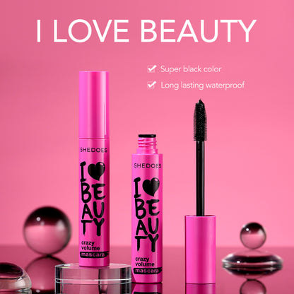 🎀Volume Mascara for Barbie Effect Lashes, Curled and Long-Lasting