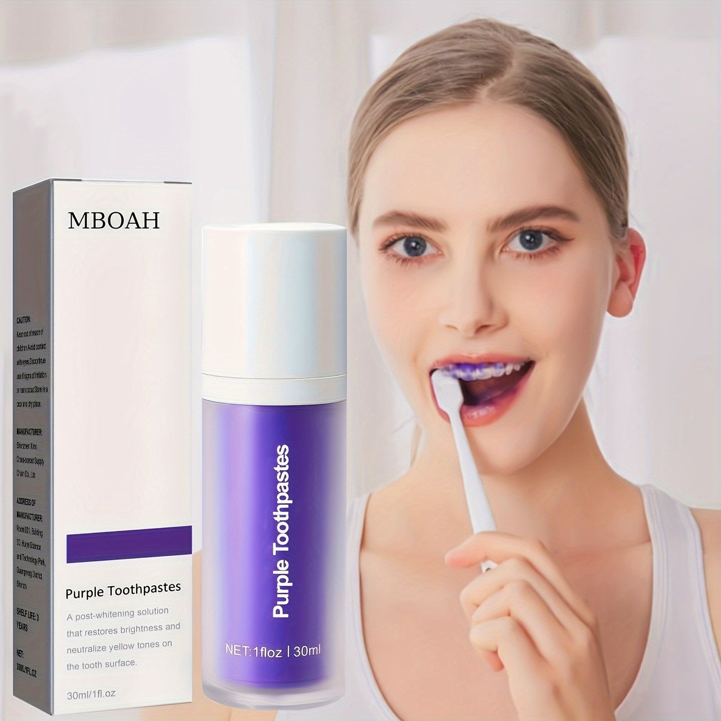 Purple Toothpaste – Radiance and Visual Whitening Care