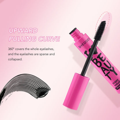 🎀Volume Mascara for Barbie Effect Lashes, Curled and Long-Lasting