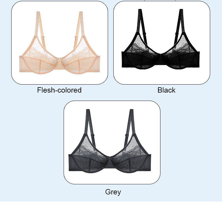 Full Coverage Lace Minimizer Bra - Petal