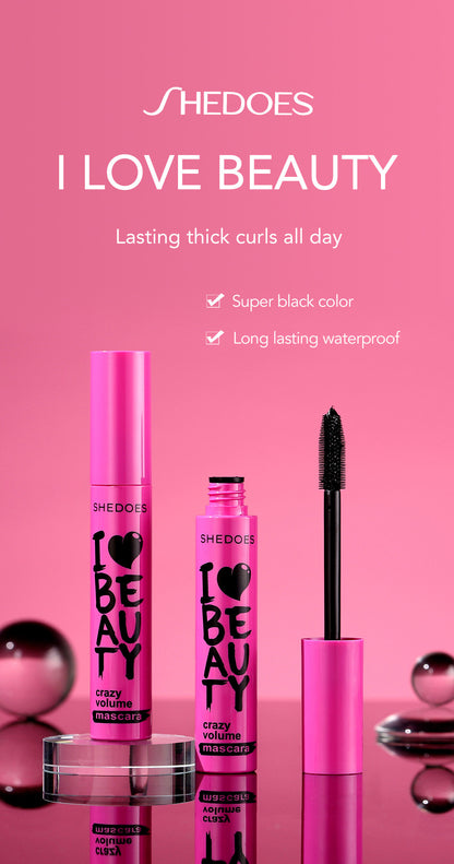 🎀Volume Mascara for Barbie Effect Lashes, Curled and Long-Lasting