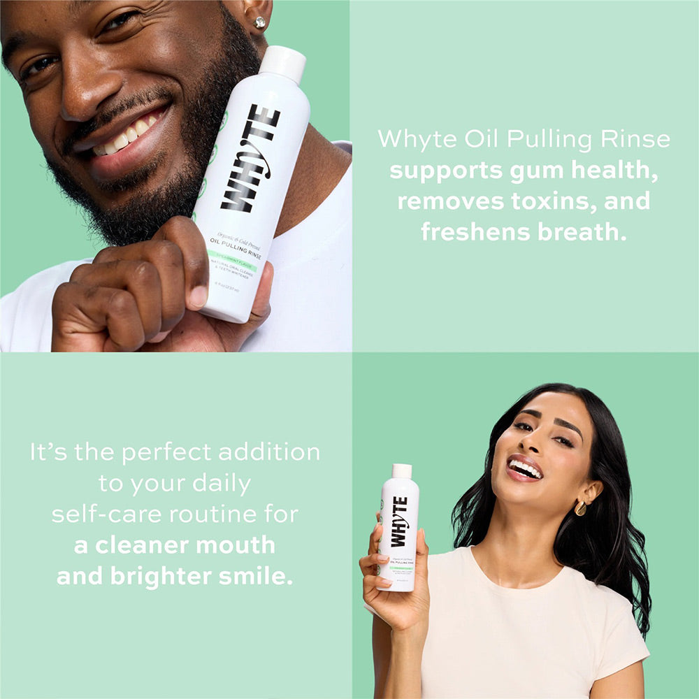 Spearmint Oil Pulling Rinse —Natural Oral Cleanse & Teeth Whitener💦