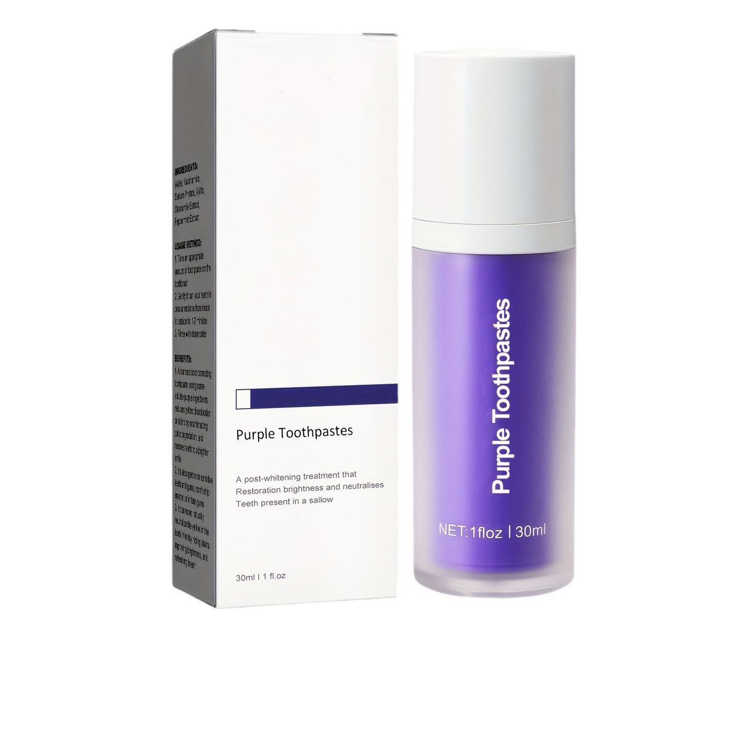 Purple Toothpaste – Radiance and Visual Whitening Care