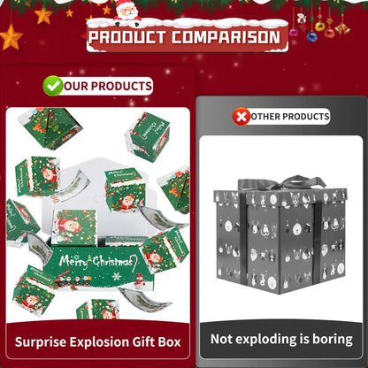 20 Bounces Surprise Gift Box Explosion Unique Folding Bouncing Red Envelope Cash Box