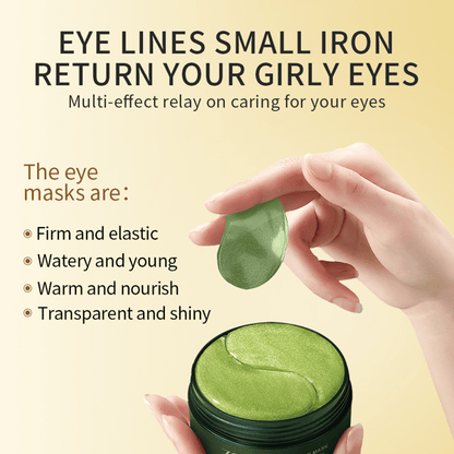 Avocado Moisturizing Collagen Eye bagMask,60pcs/set Under Eye Mask