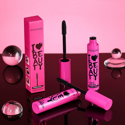 🎀Volume Mascara for Barbie Effect Lashes, Curled and Long-Lasting