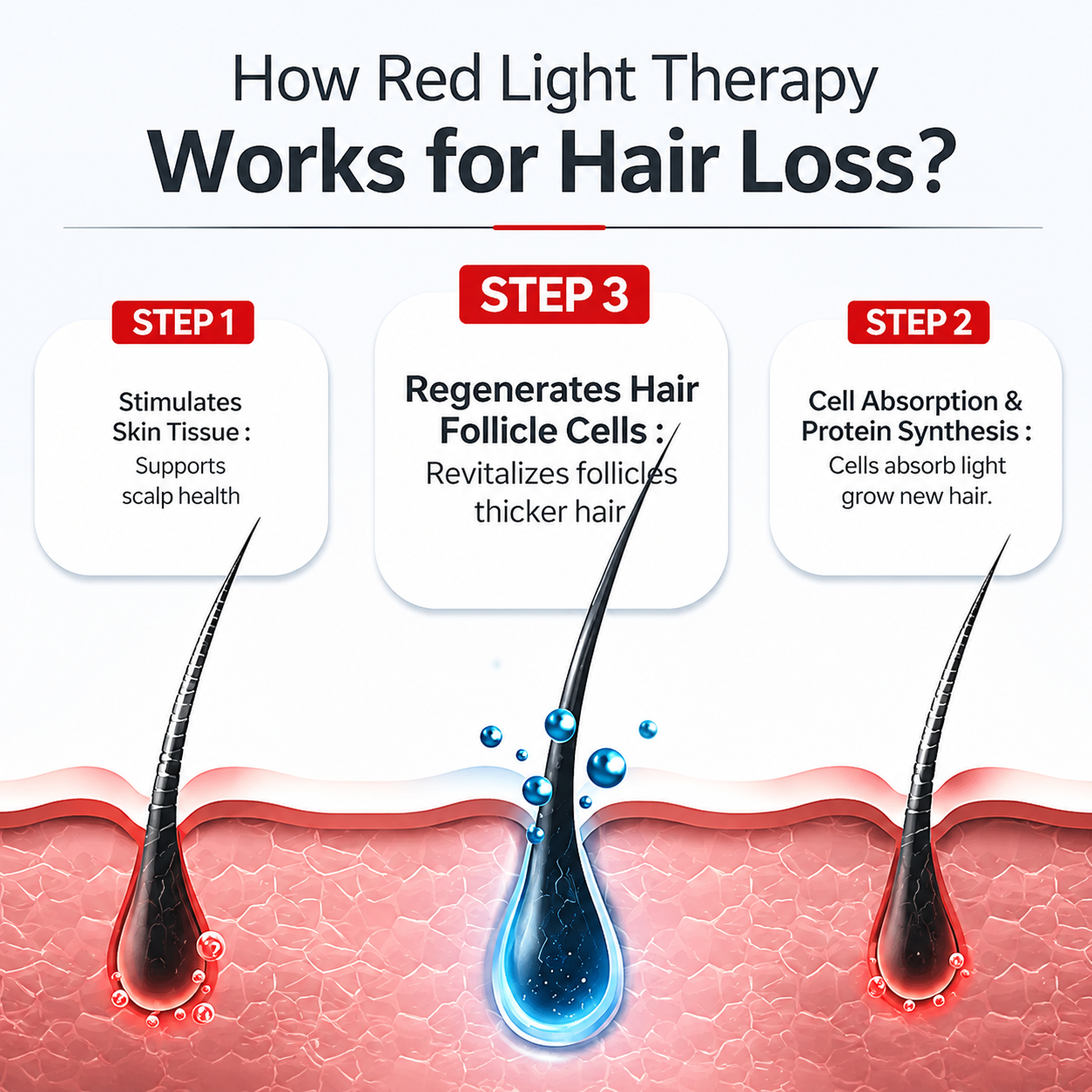 Red Light Therapy Hair Growth Cap