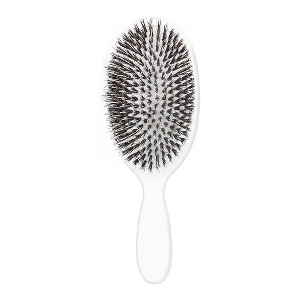 Viral World Paddle Brush - Boar Bristle Brush with Nylon Bristles and Microsphere Massaging Tips