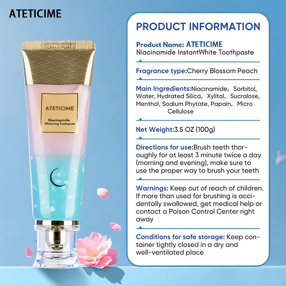 🦷Niacinamide Whitening Toothpaste - For Healthier, Whiter Teeth!
