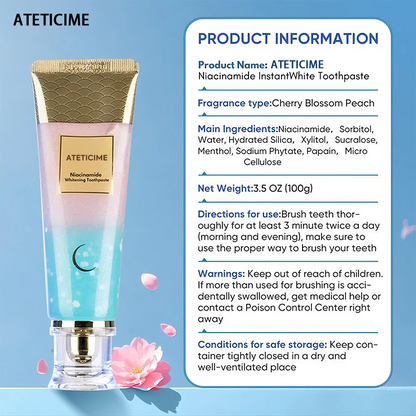 🦷Niacinamide Whitening Toothpaste - For Healthier, Whiter Teeth!