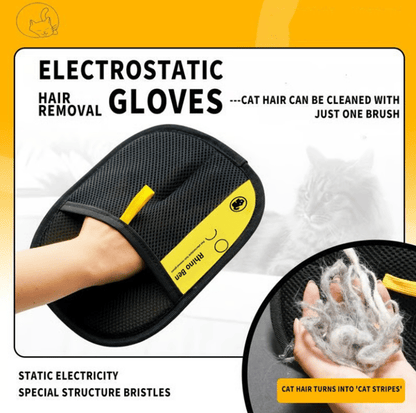Pet Hair Remover Electrostatic Gloves