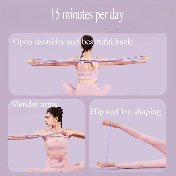 Resistance Bands, Figure 8 Exercise Bands for Women Men
