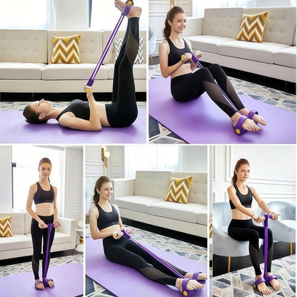 8-Tube Pedal Resistance Device