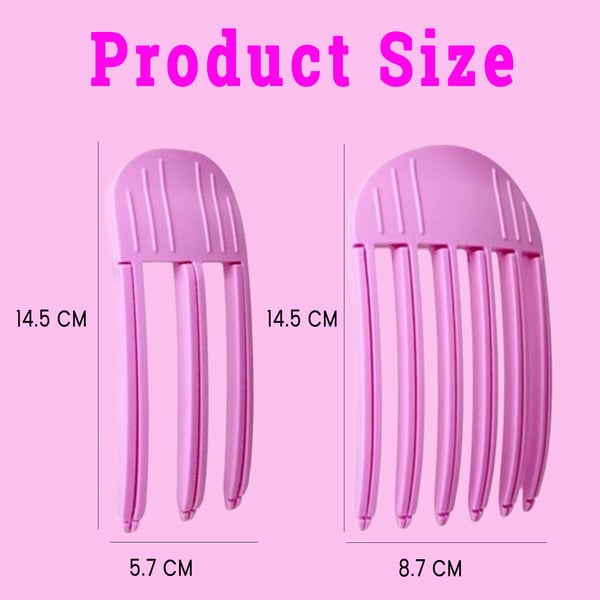 3/6 Teeth High Crown Volumizing Hair Clip | Volumizing Crown Clip