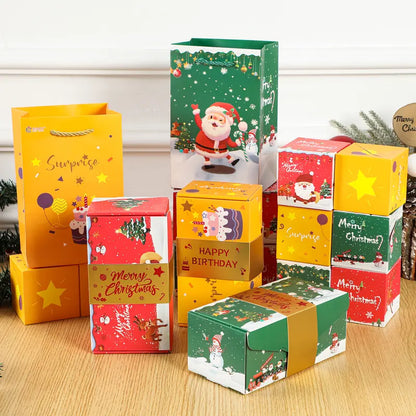 20 Bounces Surprise Gift Box Explosion Unique Folding Bouncing Red Envelope Cash Box
