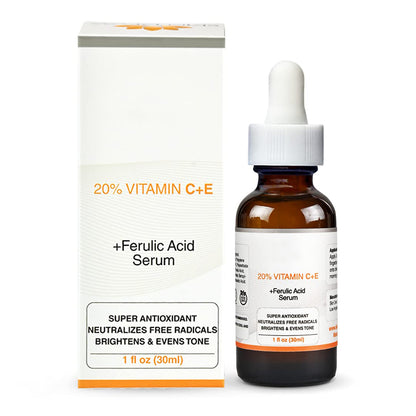 Vitamin C E Ferulic Acid Serum , All Skin Types Skincare Comfort Brighter Plumper