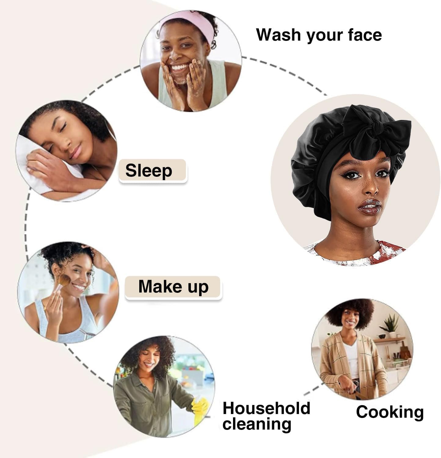 Satin Bonnet,Silky Haircare