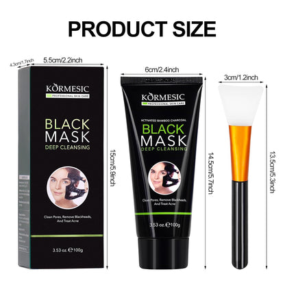 Bamboo charcoal peel-off mask - effectively removes blackheads from pores