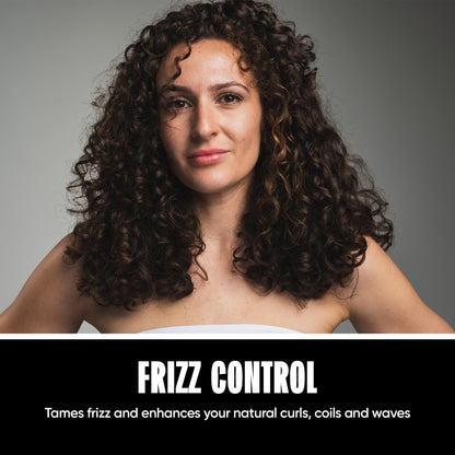 Anti-Humidity Frizz-Free Strong Hold Hair Gel | For All Curl Types - Curly and Coily
