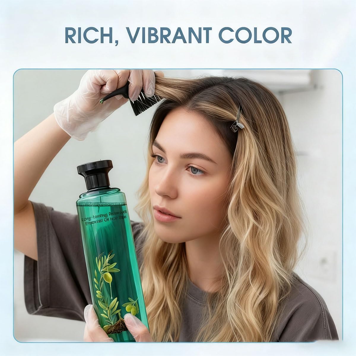 Long lasting botanical essential oil hair dye