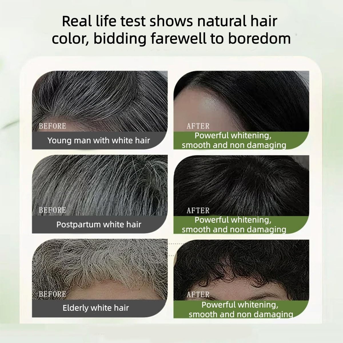 Long lasting botanical essential oil hair dye