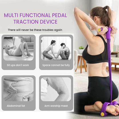 8-Tube Pedal Resistance Device