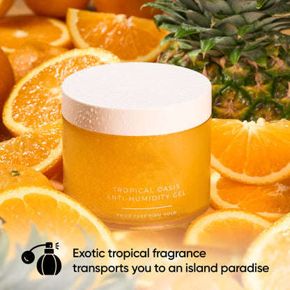 Anti-Humidity Frizz-Free Strong Hold Hair Gel | For All Curl Types - Curly and Coily