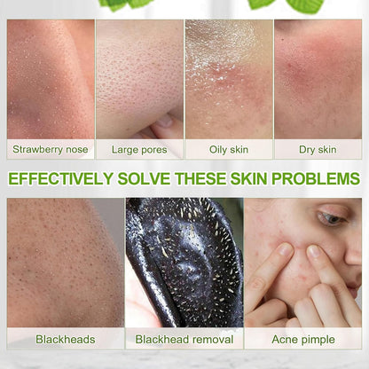 Bamboo charcoal peel-off mask - effectively removes blackheads from pores