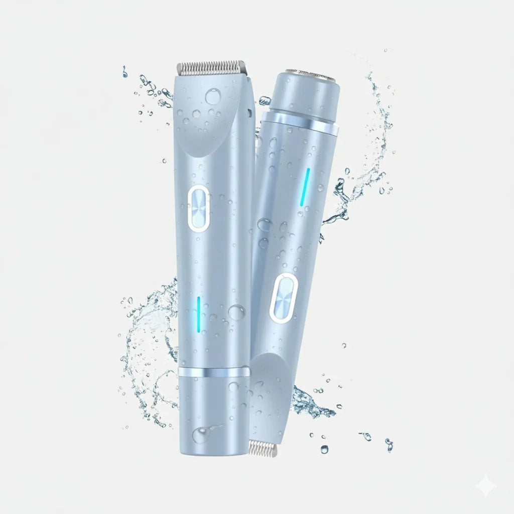 2-in-1 Painless Bikini Hair Trimmer